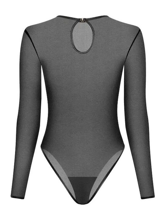 Lingering Vollkörper Bodysuit Mit Transparenz L Xl