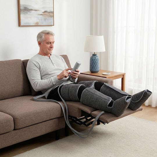 HomCom Foot Massager with Heating Function Grey