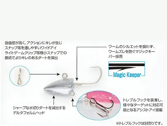 Глава На Шейна Decoy Sv-51h Delta Magic Heavy 3.5гр #6
