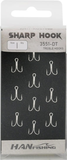 Stringer Tremble Han Fishing Sharp Hooks 3551-dt No12