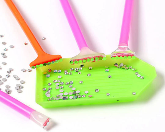Set Mozaic cu Diamante Zola 20 Piese Organizatoare Accesorii Etichete Cutie 28 Compartimente
