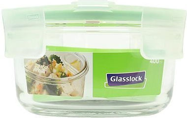 Glasslock Δοχείο Φαγητού Γυάλινο 400ml