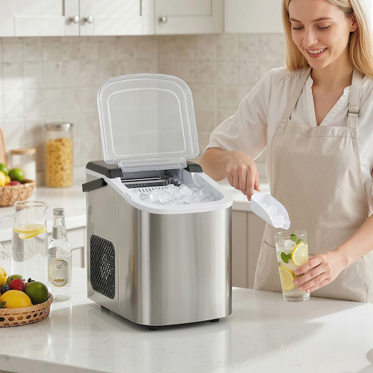 HomCom Ice Machine With Daily Production 12kg