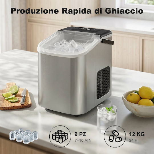 HomCom Ice Machine With Daily Production 12kg