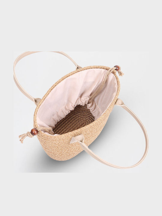Damentasche Tote Aus Rattan