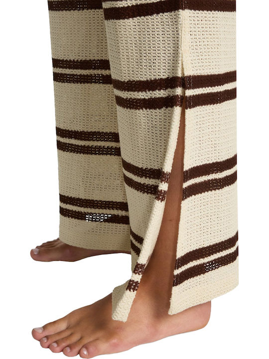 Hot Women's Fabric Trousers Beige