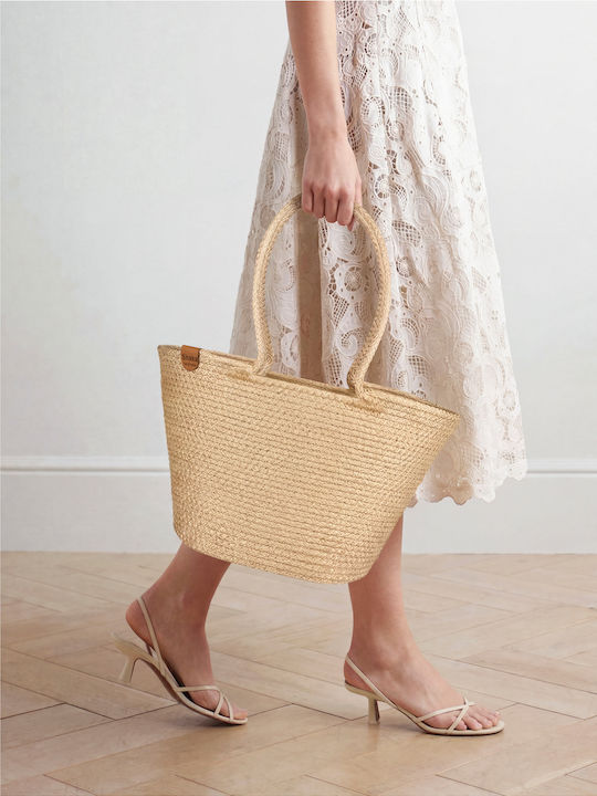 Mehrfarbige Korbweide Strandtasche