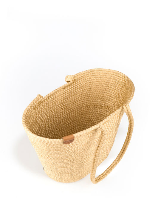 Mehrfarbige Korbweide Strandtasche