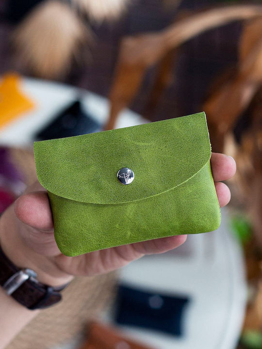 Leder Herrenbrieftasche Karten Grün Leder Herrenbrieftasche Karten Grün