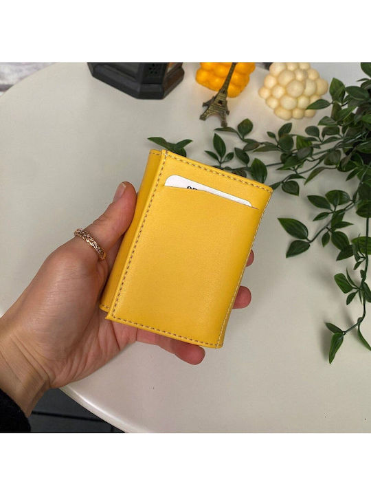 Men's Wallet with RFID Yellow