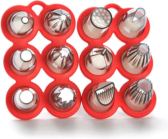 De Buyer Mix 12 Pastry Nozzles Tritan Brand Nozzle for Pastry Bags 12 Pieces 3011244150045