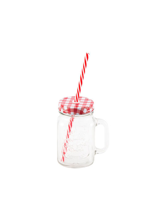 Pahar Cocteiluri Pentru Apă Pentru Bere Din Plastic Cu Pai 450ml
