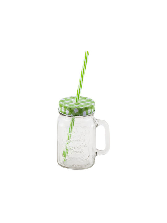 Pahar Cocteiluri Pentru Apă Pentru Bere Din Plastic Cu Pai 450ml