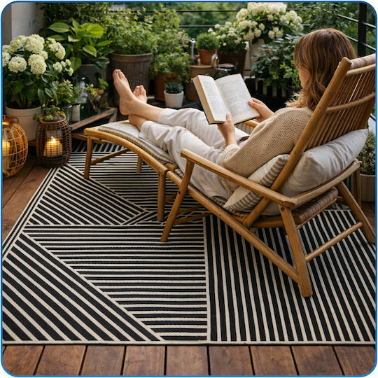 Strado Außenbereich Rechteckiger Outdoor-Teppich 140x200cm