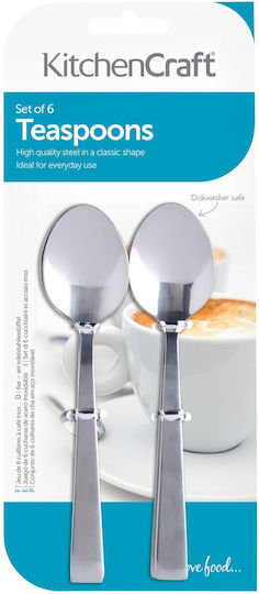 Kitchen Craft Dessert / Eiscreme Rostfreier Stahl Silbern 6 Stück Kitchen Craft Dessert / Eiscreme Rostfreier Stahl Silbern 6 Stück