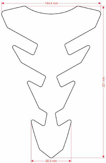 One Design Защитен стикер за резервоар