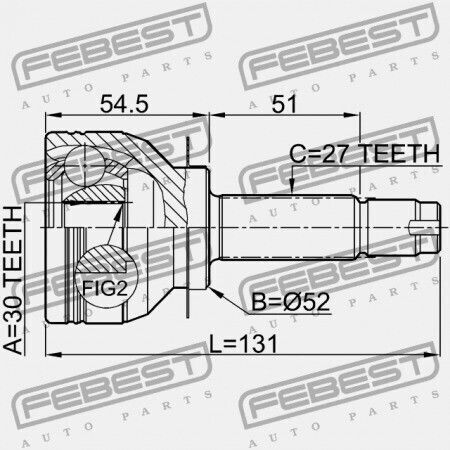 Subaru Наследство B13 Външен Свързващ Елемент 2003.01-2009.04 Jp 28393-ag002