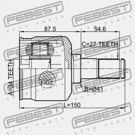 Ляв Вътрешен Връзка Hyundai Sonata Ef 02 2001-2006 Dom 49505-38650