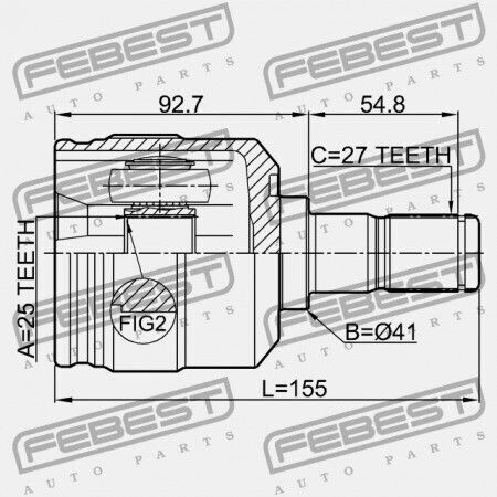 Πίσω Εσωτερικός Σύνδεσμος Hyundai Santa Fe 00 2000 Cis 49505-26t00