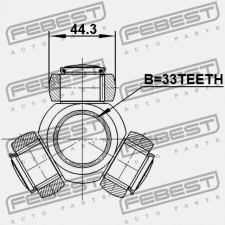 Dreipol Nissan Qashqai J10e 2006.12-2013.12 El 39771-JD24C