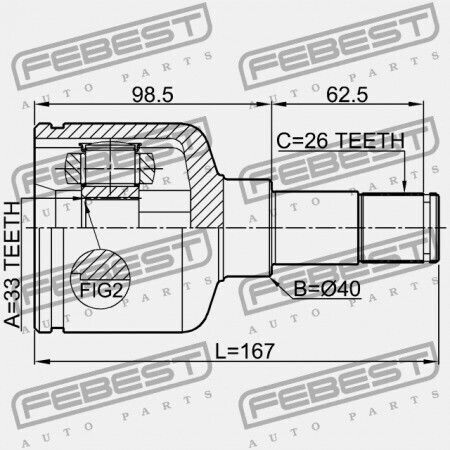 Ляв Вътрешен Връзка Ford Mondeo Ge 2000-2007 Eu 1447555