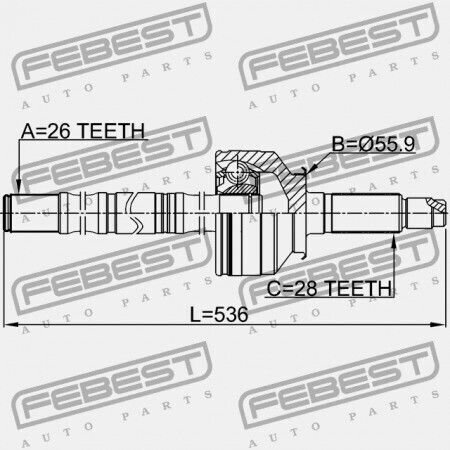 Vorderes Außenteil Kia Sorento 02 2002-2006 Dom 49500-3e201