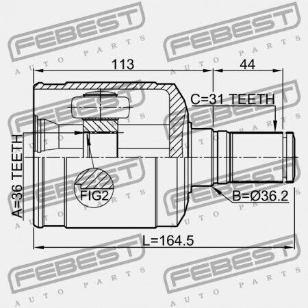 Αριστερός Εσωτερικός Σύνδεσμος Mazda Cx-7 Er 2007-2009 Eu Gp27-22-620a