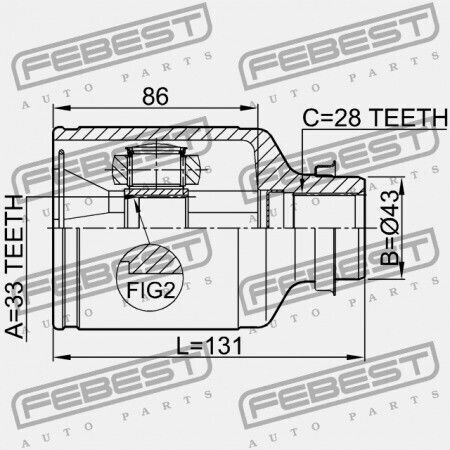 Rechter Innerer Verbindungsteil Für Mazda 6 Wagon Gy 2002-2005 Eu Gp34-22-520