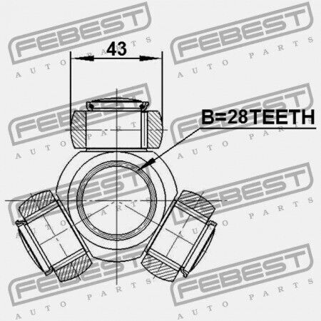 Febest Triorbital Für Ford Mondeo Ca2 2007-2014 Eu 1459764