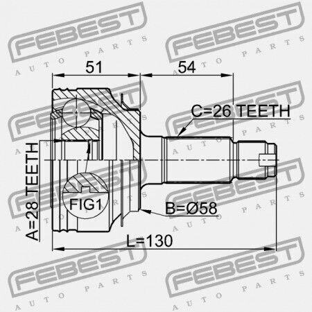 Външен Връзка Honda Civic 4d Fd1 2006-2014 Jp 44014-sna-010