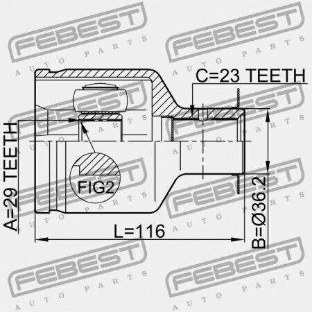 Δεξιός Εσωτερικός Σύνδεσμος Mitsubishi Carisma Da1-6a 1995.05-2003.12 Eur Nedcar Mr911574