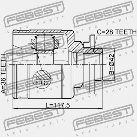 Linker Innenverbindung Mazda Bt-50 Un 2006-2008 Eu Pp04-25-60x