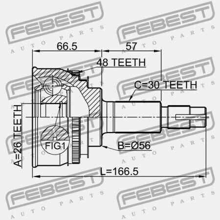 Външен Връзка Toyota Avalon Mcx10 2000.04-2005.06 Gr 43410-07030