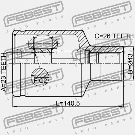 Chevrolet Epica 2004-2010 Eu Εσωτερικός Σύνδεσμος 96945483