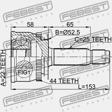 Εξωτερικός Σύνδεσμος Hyundai Accent 00 1999 Gen 49500-25510