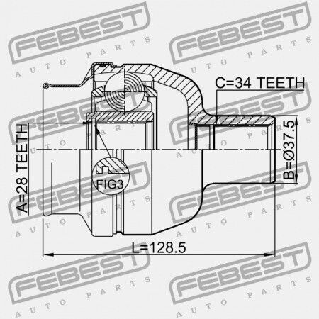 Δεξιός Εσωτερικός Σύνδεσμος Opel Astra H 2004-2010 1603300