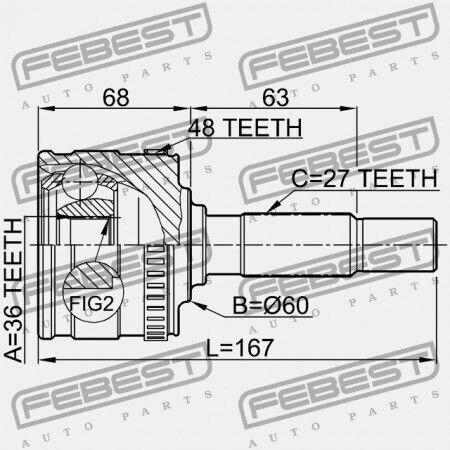 External Link Mercedes Benz Vito 638 1996-2004 A0003301885