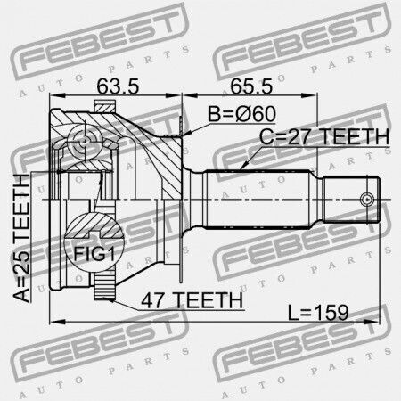 Εξωτερικός Σύνδεσμος Hyundai Sonata Ef 02 2001-2006 Dom 49507-38f00