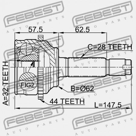 Conector Exterior Mazda 6 Wagon Gy 2002-2005 Eu Gf11-25-60x