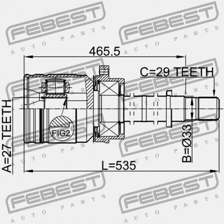 Десен Вътрешен Връзка NIssa Maxima Ca33 2000.01-2006.01 El 39771-2y005