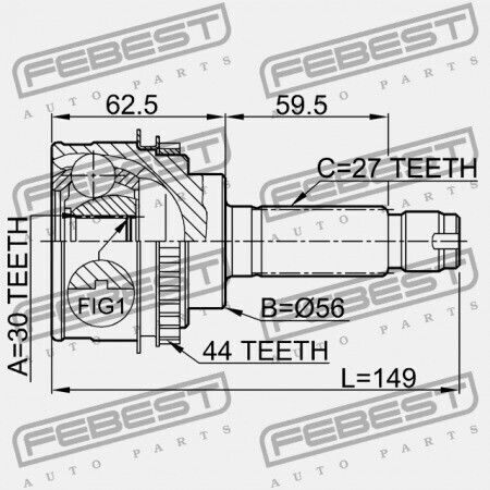 Subaru Impreza G11 Conector Exterior 2000.02-2007.04 Jp 28091-ac120