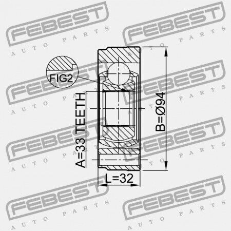 Audi A3 S3 Sportb. Lim. Qu 1997-2003 Rdw Εσωτερικός Σύνδεσμος 1k0498103b
