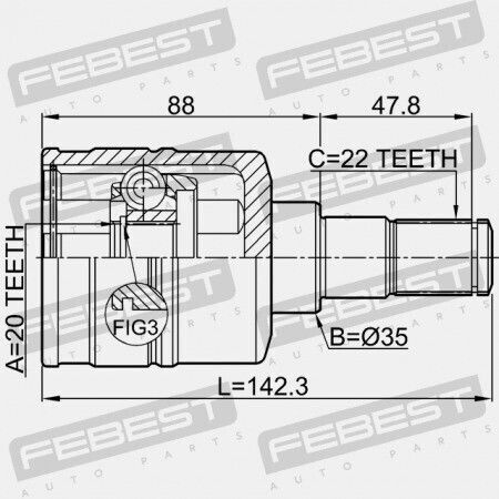 Linker Innerer Verbindungsteil Suzuki Ignis Rg413 Rg415 Rm413 Rm415 2000-2008 44114-84e50