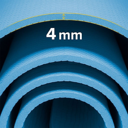 Rebel Active Rebel Active Trainingsmatte Yoga Blau (183x61cm)