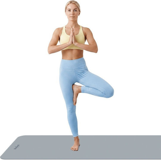 Rebel Active Στρώμα Γυμναστικής Yoga Γκρι (183x61cm)