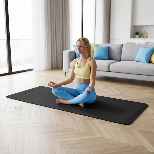 Rebel Active Activ Space Trainingsmatte Yoga Schwarz (183x61cm)