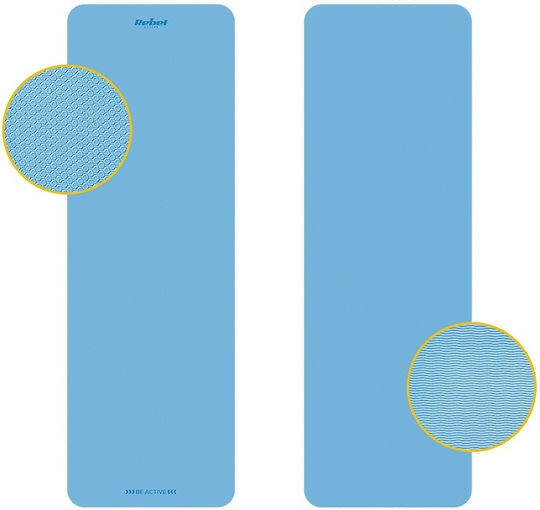 Rebel Active Rebel Active Trainingsmatte Yoga Blau (183x61cm)