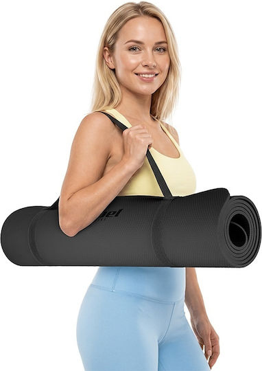Rebel Active Activ Space Trainingsmatte Yoga Schwarz (183x61cm)