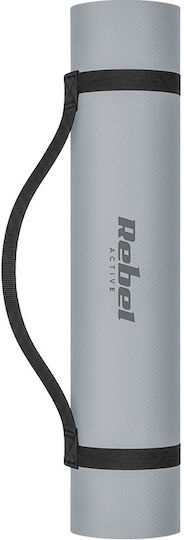 Rebel Active Yoga Exercise Mat Grey (183x61cm)