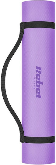 Rebel Active Yoga Exercise Mat Purple (183x61cm)